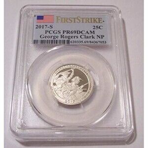 2017 S Clad George Rogers Clark NP Quarter Proof PR69 DCAM PCGS FS
